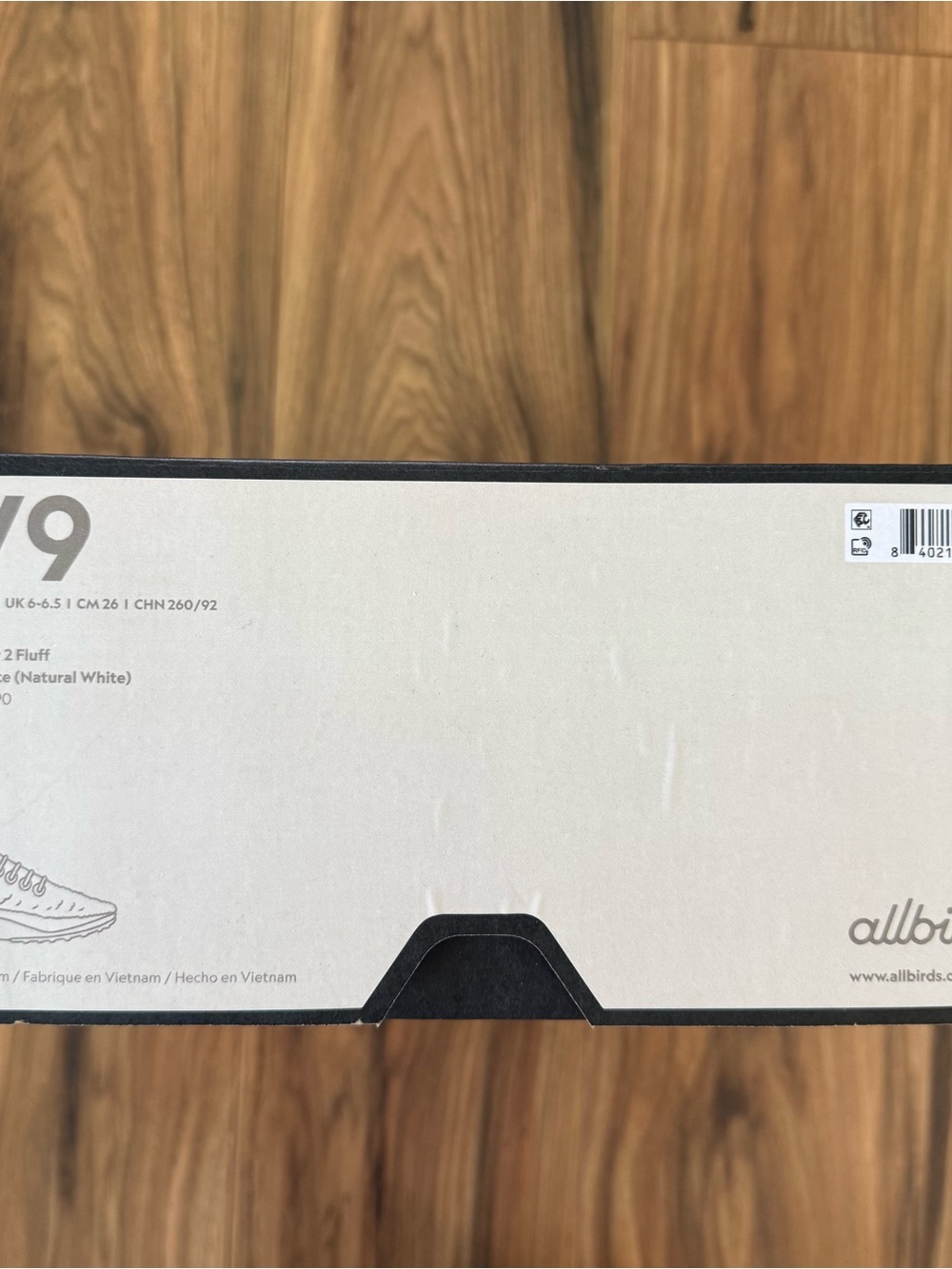 Allbirds W9 Wool Dasher 2 Fluff White BRAND NEW W BOX - Picture 8 of 12
